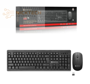 KIT TECLADO E MOUSE SEM FIO NEWION NTC-003 (R#)