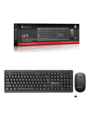 KIT TECLADO E MOUSE SEM FIO NEWION NTC-003 (R#)