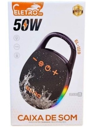 CAIXA DE SOM BLUETOOTH ELETRO MEX EL-1119 50W (R#)