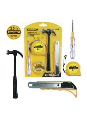 CONJUNTO FERRAMENTAS 3 PEÇAS BOM-3403 BOMVINK (R#)