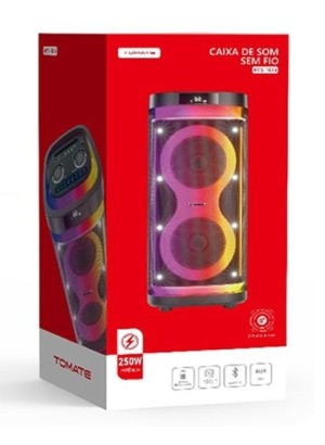 CAIXA DE SOM BLUETOOTH MTS-1014 250W (R#)