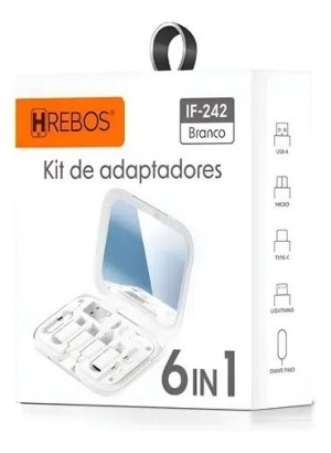 KIT DE ADAPTADORES 6 EM 1 IF-242 (R#)