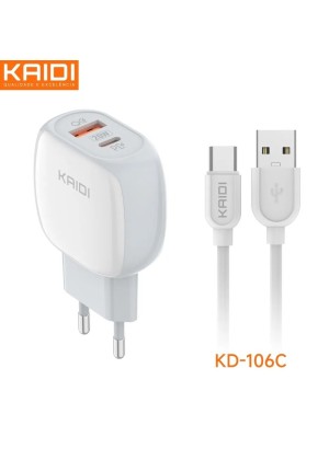 CARREGADOR TIPO C 20W KD-106C (R#)
