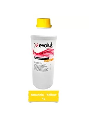 TINTA UNIVERSAL HP/EPSON YELLOW EV-365 1 LITRO EVOLUT