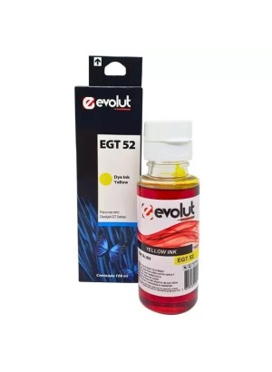 TINTA HP EGT52 YELLOW 100ML EVOLUT