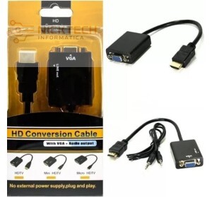 CABO CONVERSOR HDMI X VGA